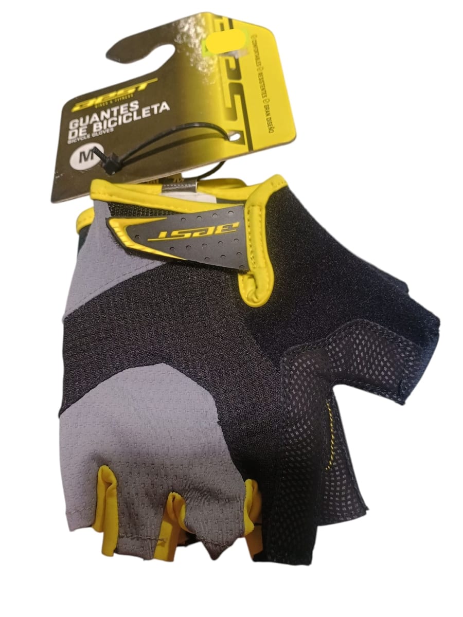GUANTE BEST GRIS/AMARILLO TALLA M MODELO SB-01-85183