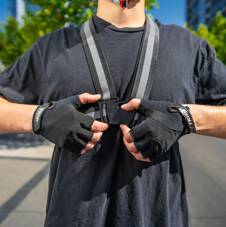 GUANTE CORTO TRIP BLACK L3