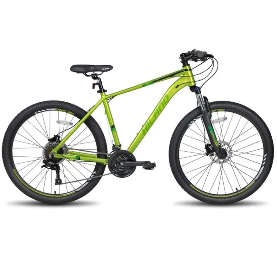 Bicicleta Mtb HILAND verde Aro 27,5 Freno Hidráulico1