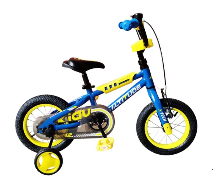 Bicicleta Niño Altitude Kidu 12 AZUL / AMARILLO1