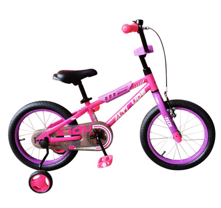 Bicicleta Niña Altitude Kidu 16 Rosada1