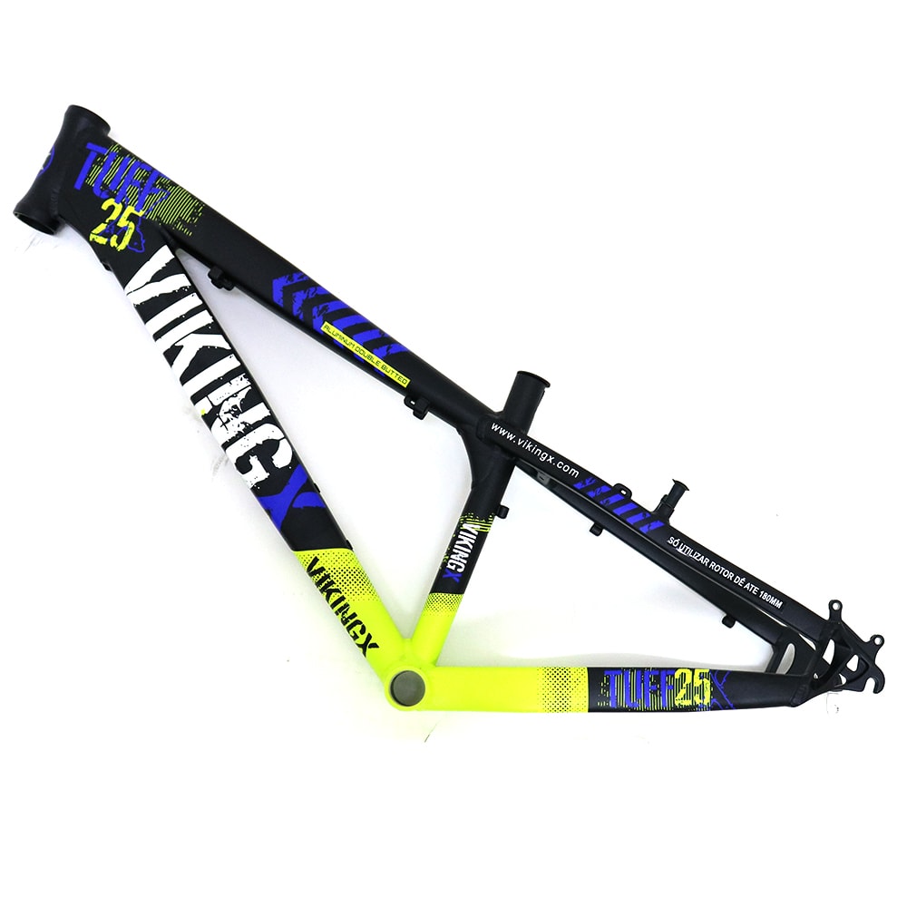 CUADRO DIRT ALUMINIO VIKING TUFF NEGRO/AMARILLO2