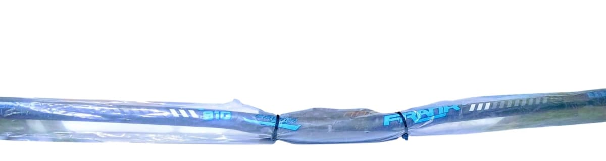 MANUBRIO MTB ALUMINIO NEGRO CON LOGO AZUL 810 MM X 31.8 MM RISE 15 MM FRANK3