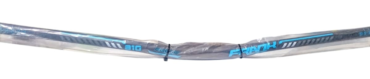 MANUBRIO MTB ALUMINIO NEGRO CON LOGO AZUL 810 MM X 31.8 MM RISE 15 MM FRANK1