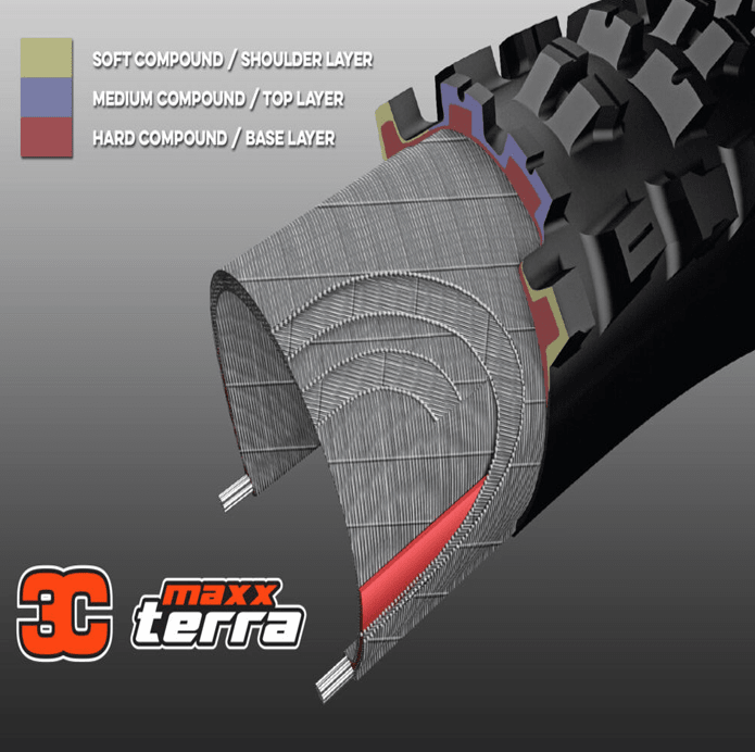 NEUMÁTICO KEVLAR MINION DHR II 29 X 2.4 WT MAXX TERRA EXO PROTECTION TR4