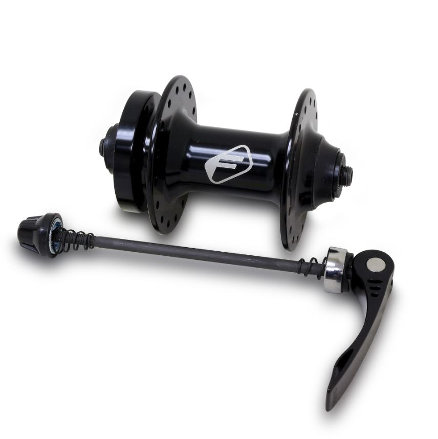 Maza Formula Delantera 9x100mm 32H QR Disco 6P Aluminio Negro1