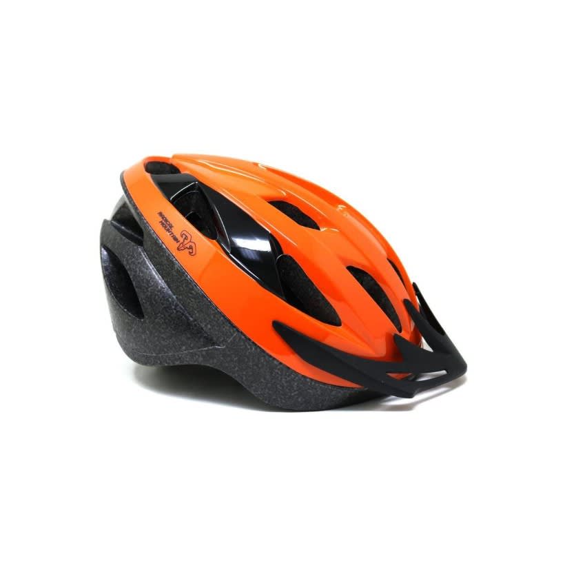 Casco Radical Mountain MTB NT Con Luz Naranjo Negro ( L ) 58 - 62cm2