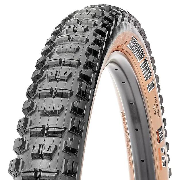 NEUMÁTICO MAXXIS KEVLAR MINION DHR II 27.5 X 2.4 WT EXO TR BANDA CAFÉ1