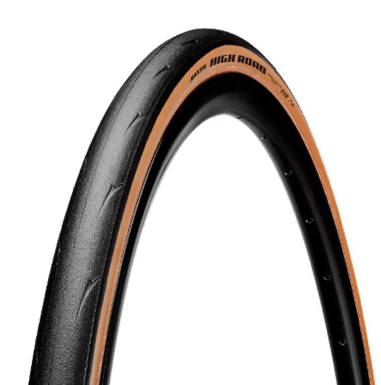 Neumático Maxxis High Road Kevlar 700x25C Carbon HYPR/K2/ONE70/TR/Tanwall1