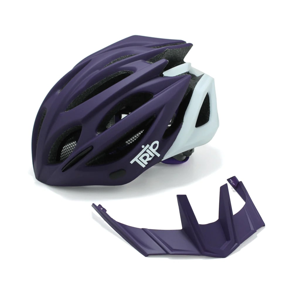 Casco Trip MTB Purple/White5