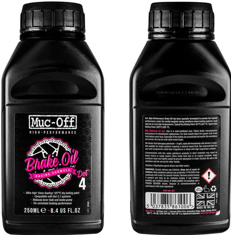 Liquido De Freno Dot4 High Performance 250ML Muc-Off2