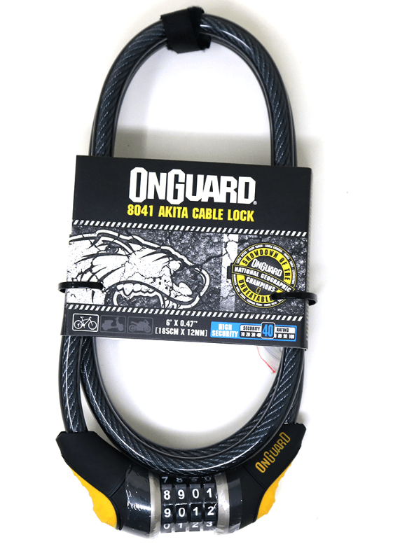 Candado ONGUARD AKITA 185cm x 12mm2