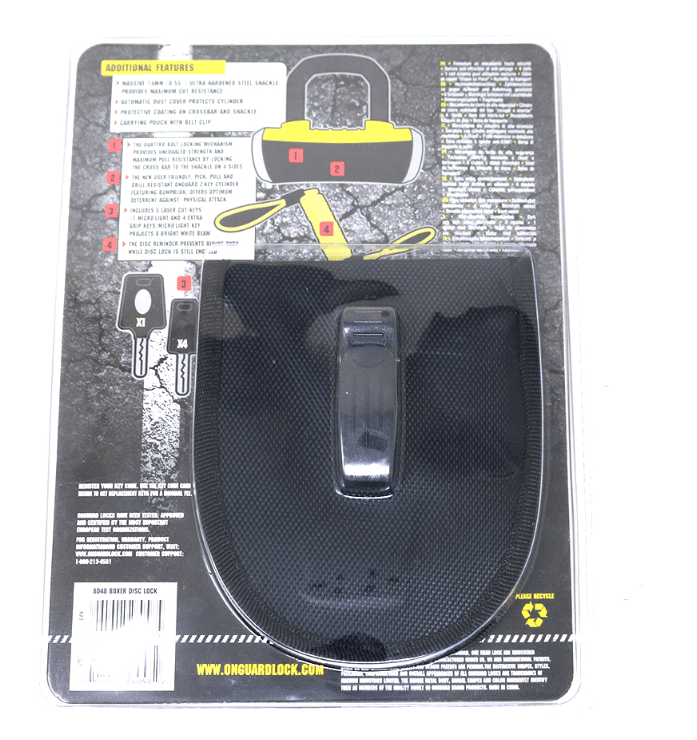 Candado ONGUARD MOTO BOXER3