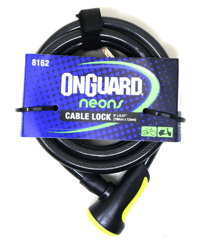Candado ONGUARD 180cm x 12mm Amarillo2