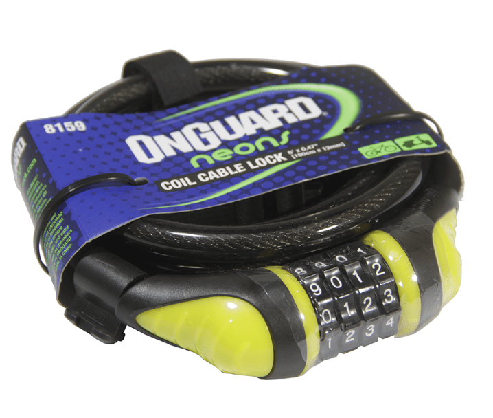 Candado ONGUARD 180cm x 12mm Amarilla1