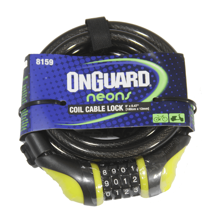 Candado ONGUARD 180cm x 12mm Amarilla2