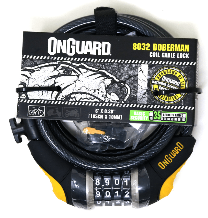 Candado ONGUARD DOBERMAN 185cm x 10mm2