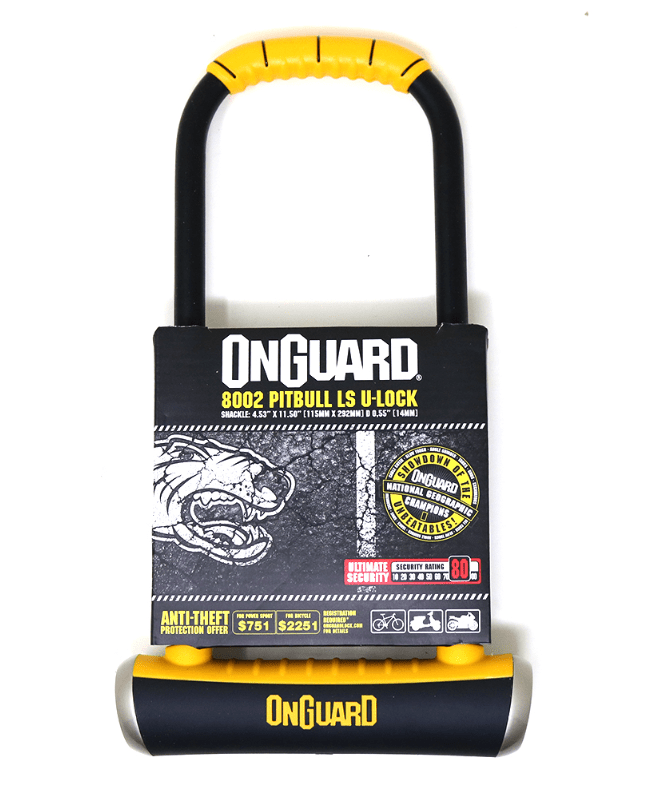 Candado ONGUARD PITBULL 115mm x 292mm2