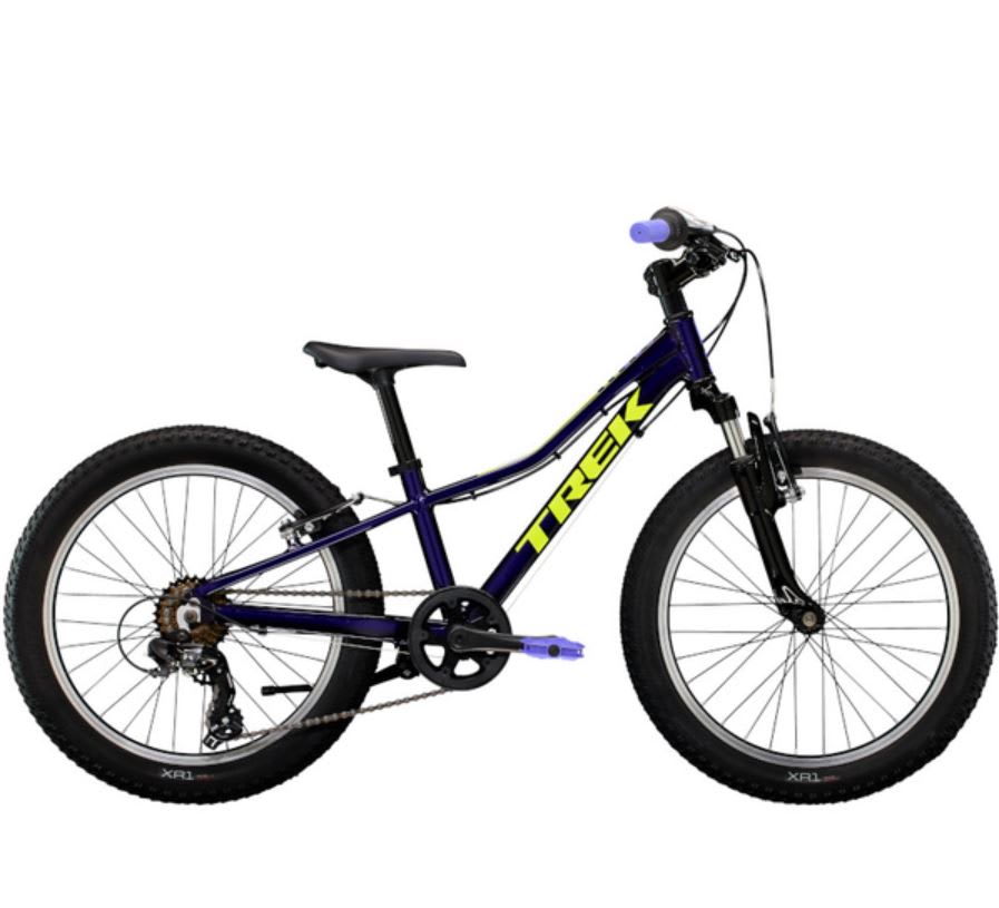Bicicleta Niña Trek Precaliber 20 Suspensión 7 Velocidades Purpura1