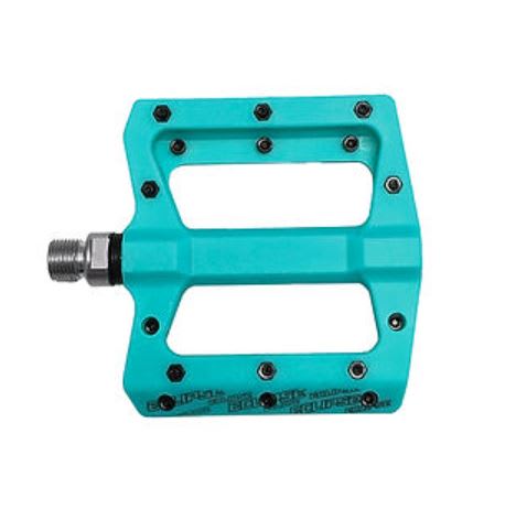 Pedal Eclipse M.T.B Resina con pins Turquesa1