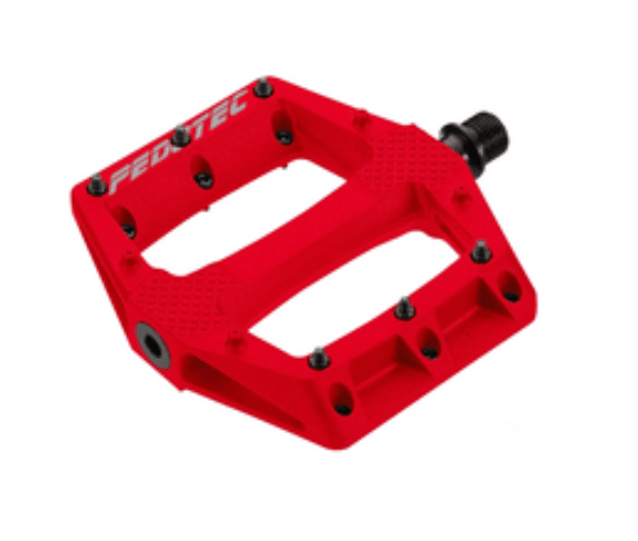 PEDAL PEDOTEC THUNDER 184 Thermoplastico Rojo1