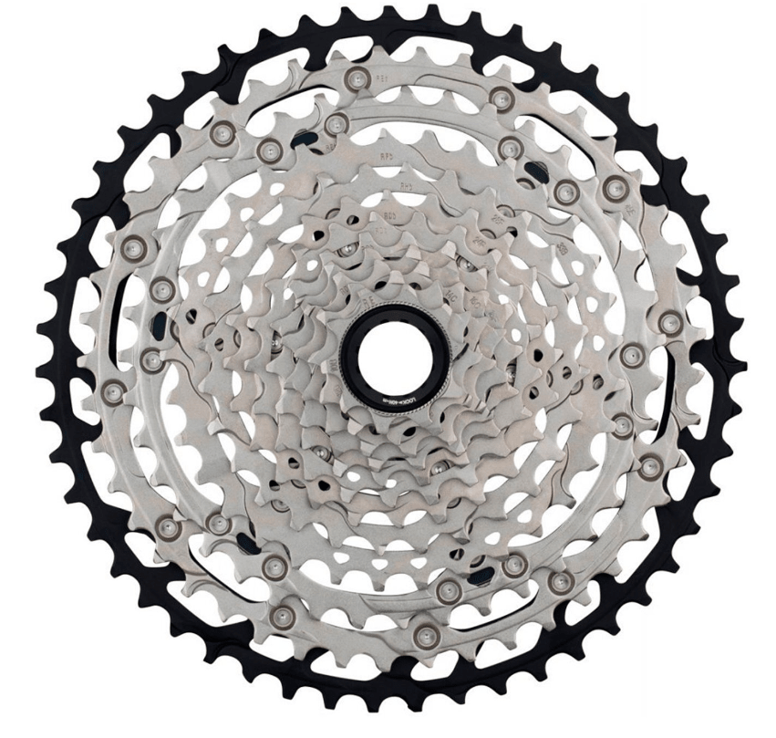 Piñon Cassette shimano DEORE CS-M6100 12v 10-51T CAJA 10-51T MICRO SPLINE Hyperglide+1