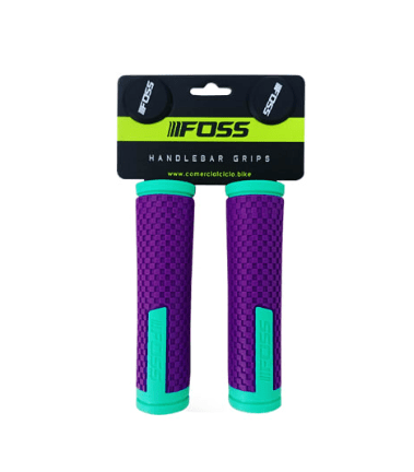 Puños FOSS Kraton Purple/Ligth Green2