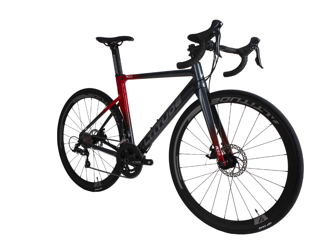 Bicicleta RUTA Altitude R30 Gris/Rojo2