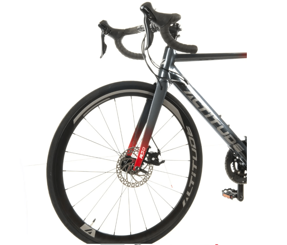 Bicicleta RUTA Altitude R30 Gris/Rojo3