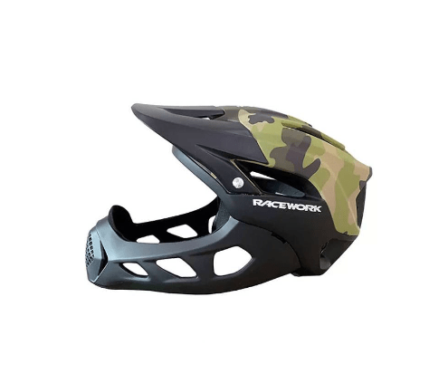 Casco Integral RACEWORK FSK-016 Camo Verde M/L1