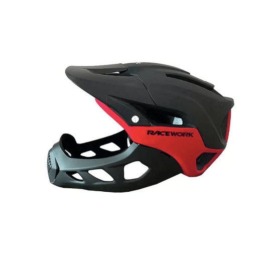 Casco Integral RACEWORK Negro/Rojo M/L1