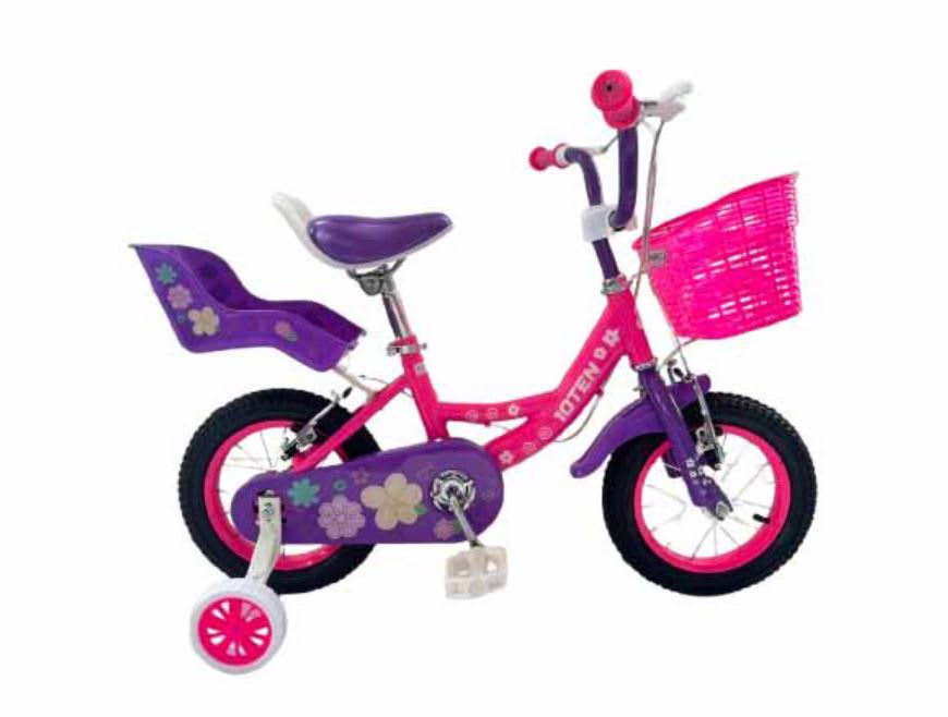 Bicicleta 10TEN Aro 12 ROSADO - MORADO1