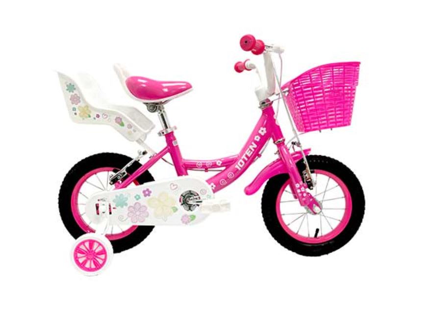 Bicicleta 10TEN Aro 12 ROSADO - BLANCO1