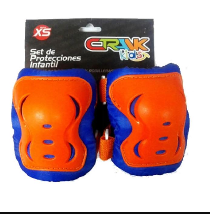 PROTECCIONES CRANK KID BOY ORANGE/BLUE CRANK1