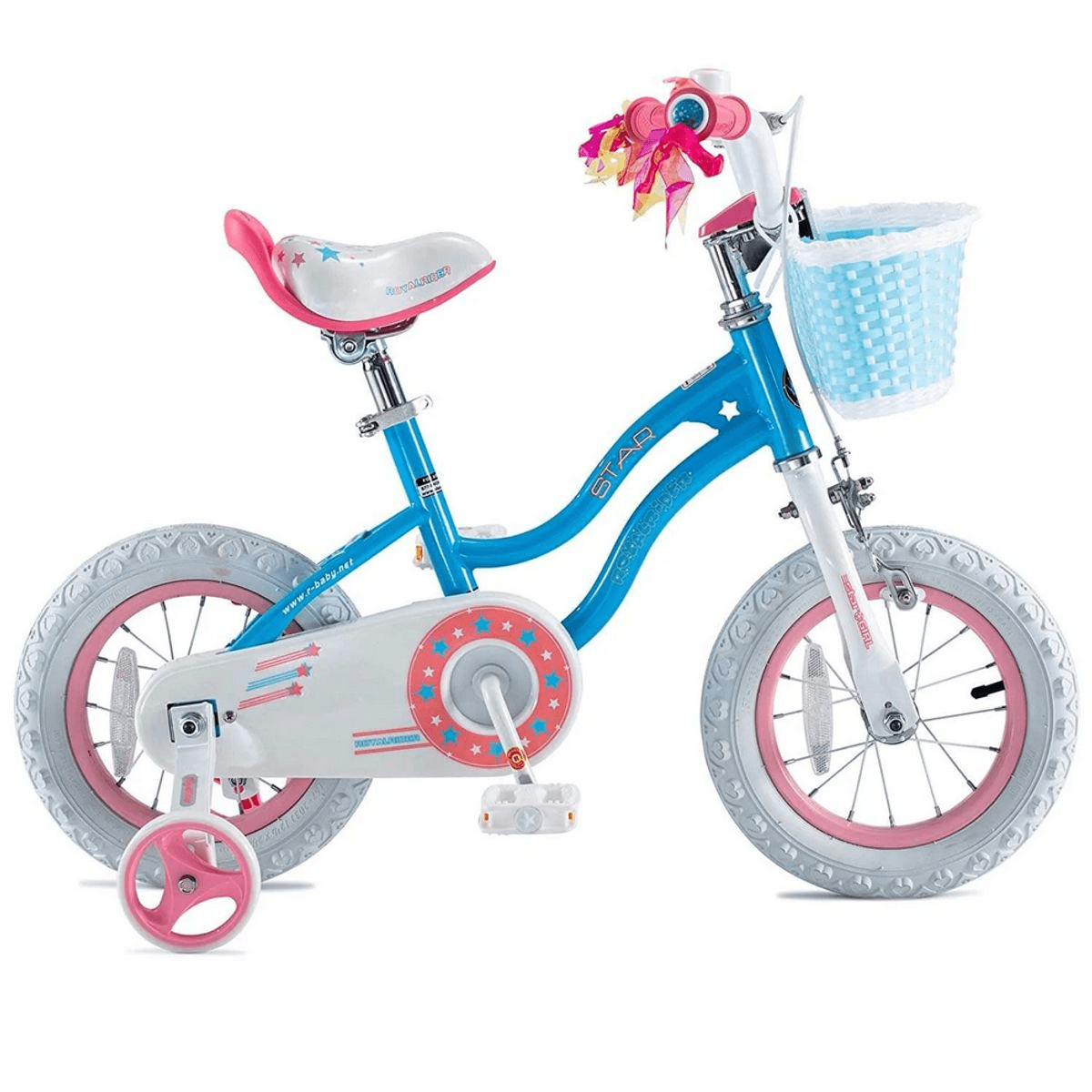 Bicicleta Royal Baby Niña Star aro 12 Azul1