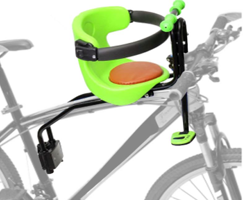 Silla Porta Bebe Delantera, Lime/Black. De 8 Meses a 4 Años.1