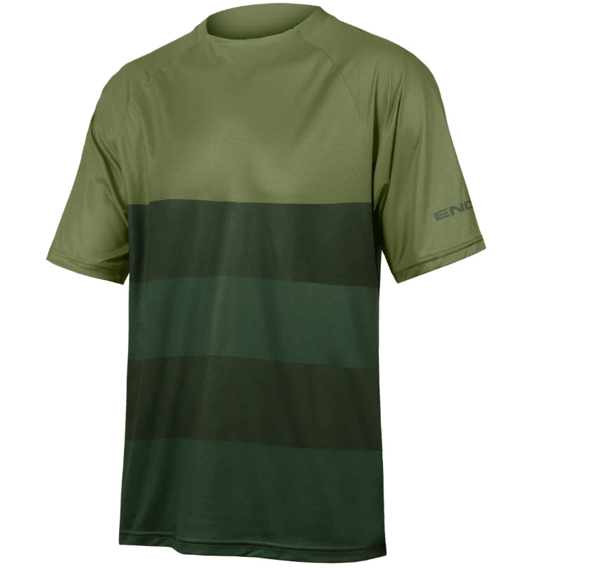 Camiseta Endura de manga corta SingleTrack Core T Verde ( L )1