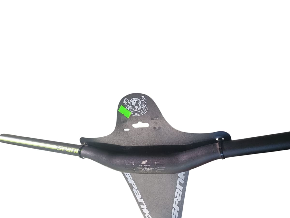 MANUBRIO SPANK SPOON 800 NEGRO VERDE 54MM4