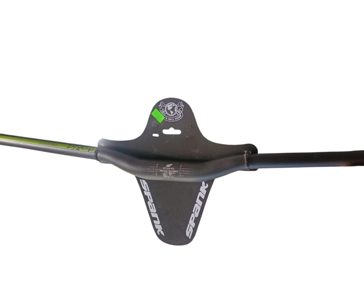 MANUBRIO SPANK SPOON 800 NEGRO VERDE 54MM5