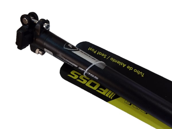 Tubo de sillín FOSS 30.9mm Negro / plateado1