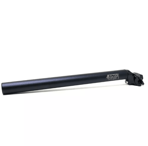 Tubo de sillín UNO 27.2mm Negro / plateado1