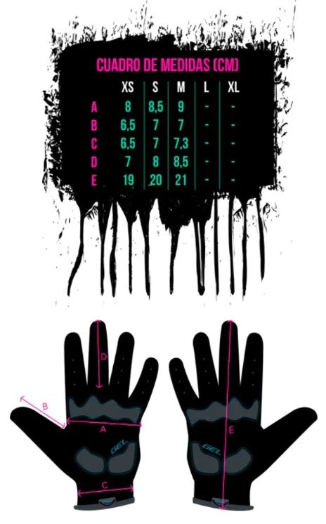 GUANTE TRIP BLACK XS1