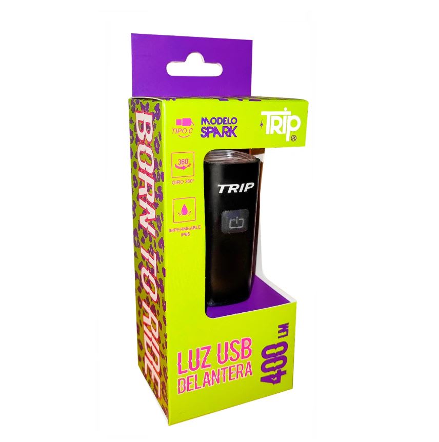 LUZ DELANTERA USB TRIP SPARK 400LM1