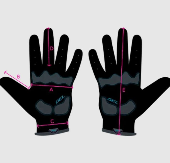 GUANTES LARGOS TRIP PINK BLUE XS4