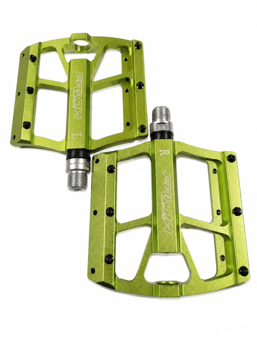 PEDAL CNC FRANK REFORZADO GREEN LEMON (3ROD)1