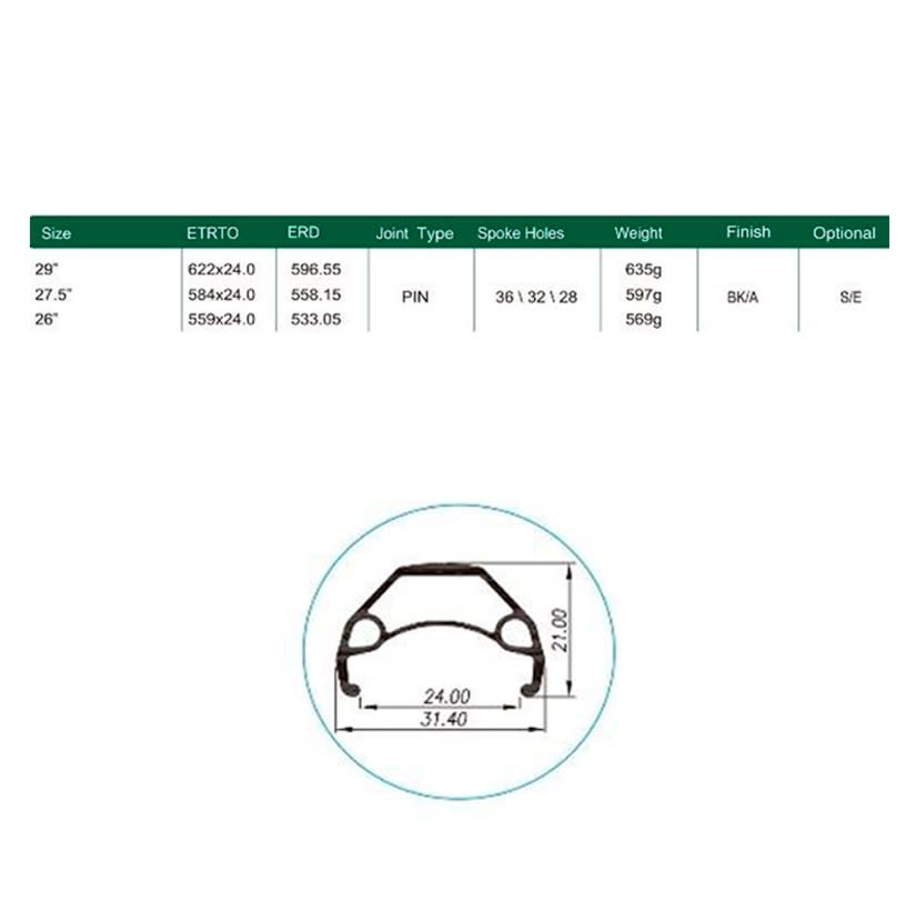 Llanta Weinmann Discbull 26