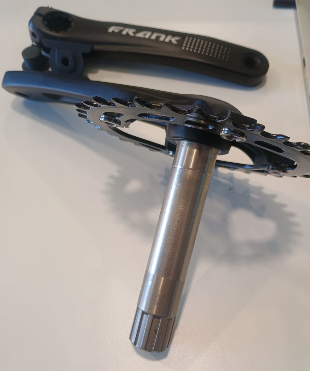 VOLANTE MONOPLATO 34T(S) FRANK ELF BLACK INT3