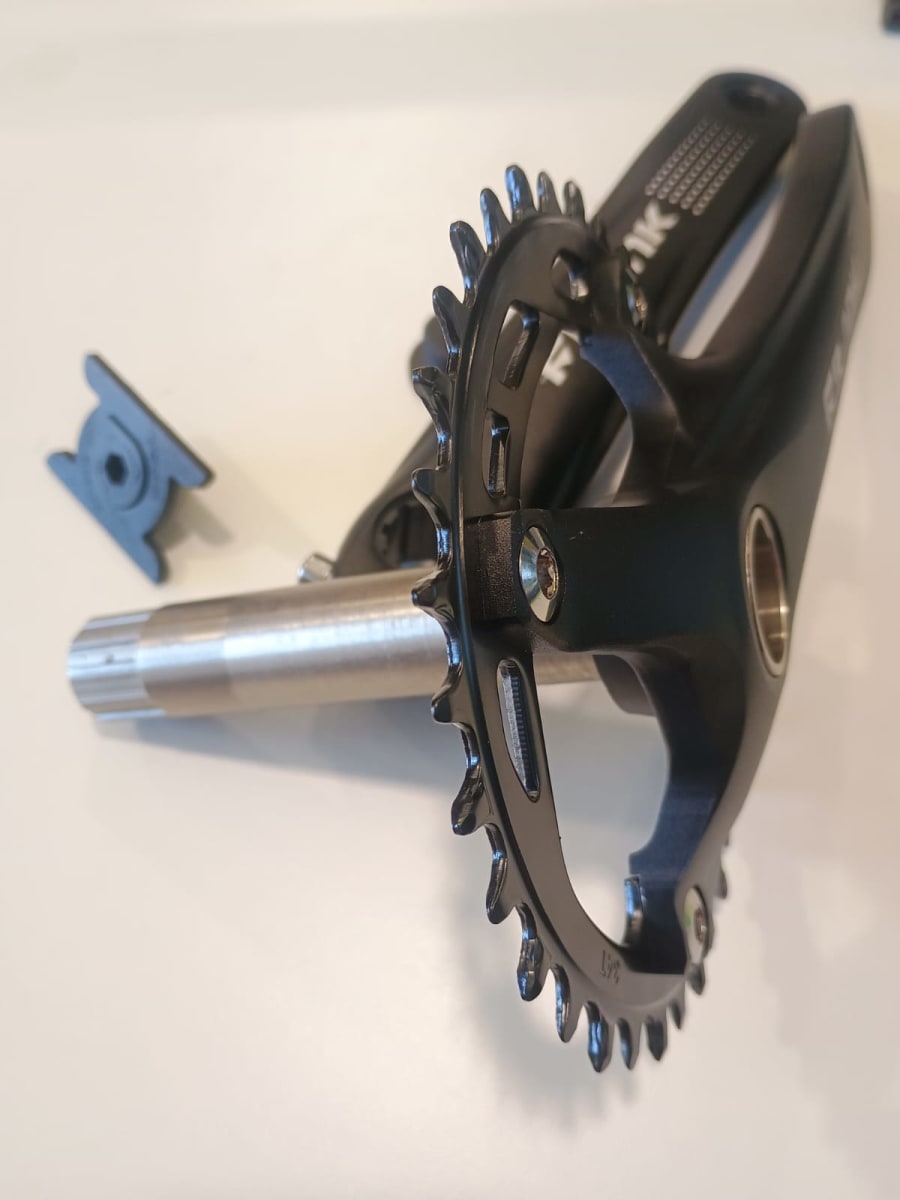 VOLANTE MONOPLATO 34T(S) FRANK ELF BLACK INT2