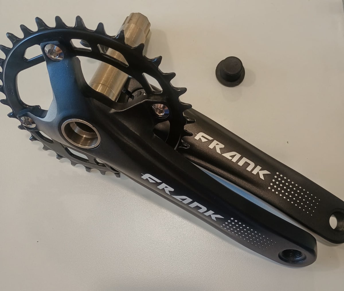 VOLANTE MONOPLATO 34T(S) FRANK ELF BLACK INT1