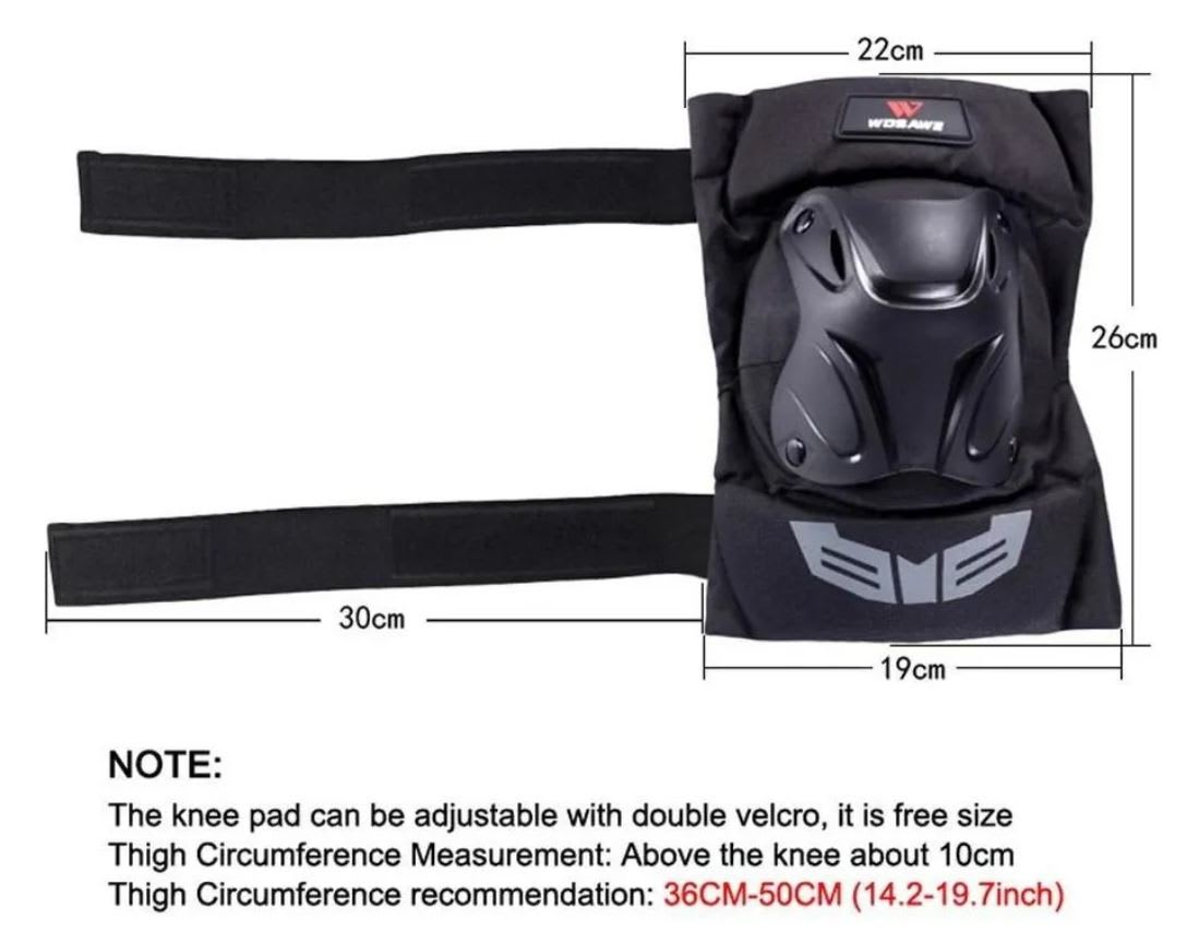 RODILLERA WOSAWE BC335 BLACK TALLA ÚNICA4